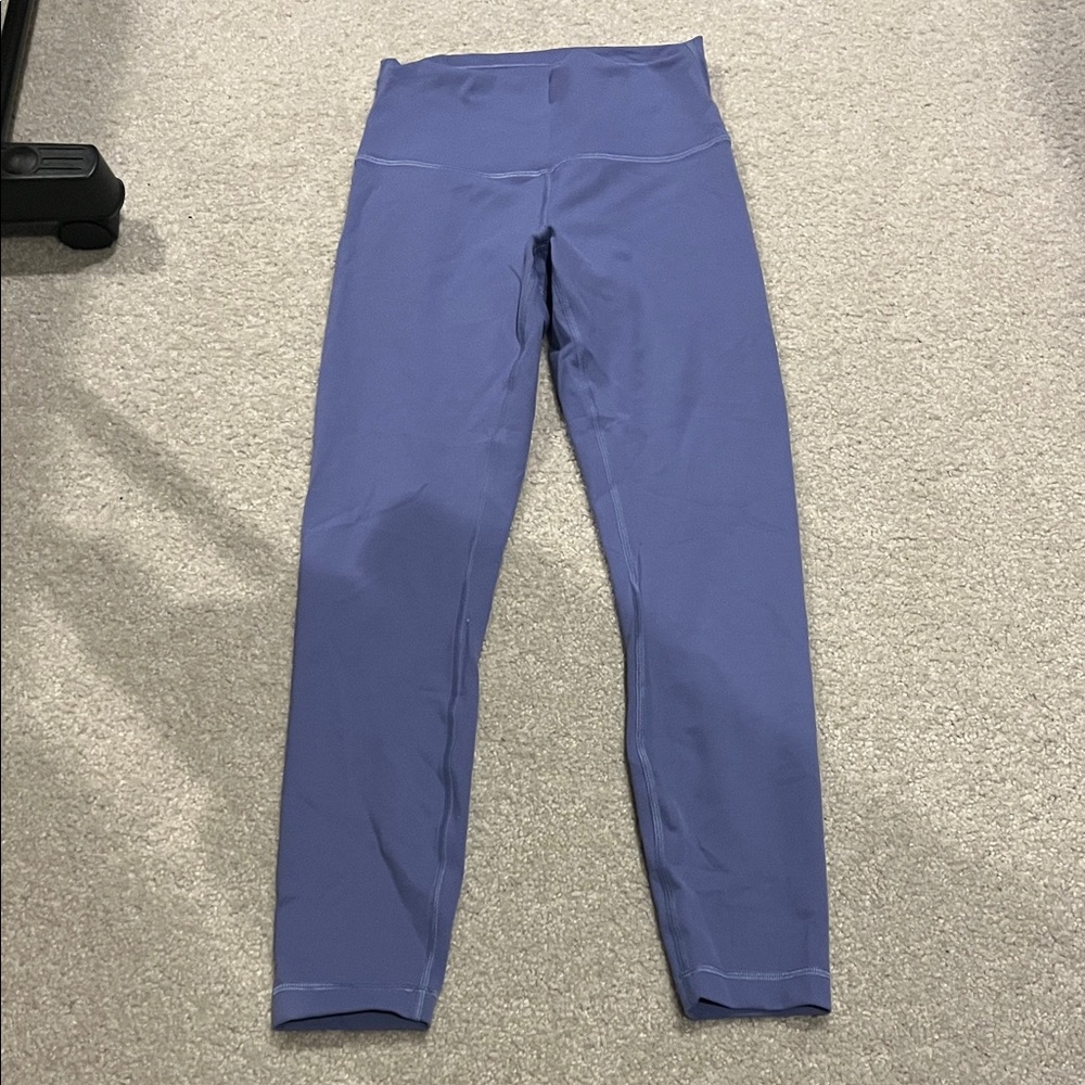Lululemon Athletica Women's Wunder Train Blue Leggings 25”